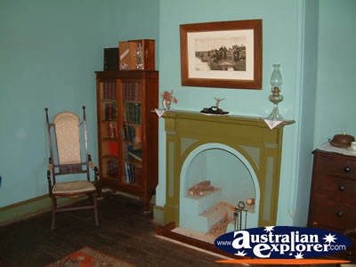 Greenough Presbytery Fireplace Inside . . . CLICK TO VIEW ALL GREENOUGH POSTCARDS