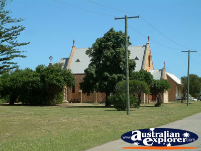 Outside of Greenough St Peters Church . . . CLICK TO VIEW ALL GREENOUGH POSTCARDS