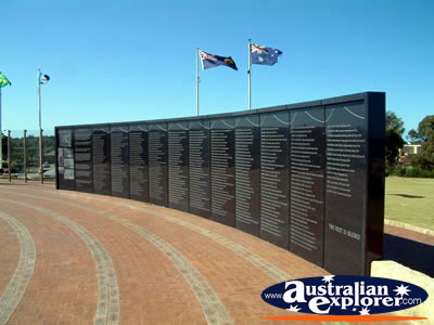 Memorial for HMAS Sydney in Geraldton . . . CLICK TO VIEW ALL GERALDTON (HMAS SYDNEY MEMORIAL) POSTCARDS
