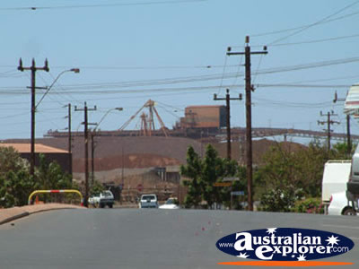 Port Hedland Mine . . . CLICK TO VIEW ALL PORT HEADLAND POSTCARDS