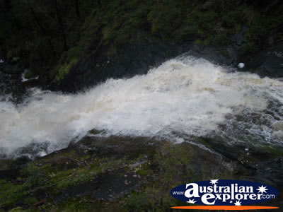 Waterfall at Beedelup Falls . . . CLICK TO VIEW ALL BEEDELUP POSTCARDS