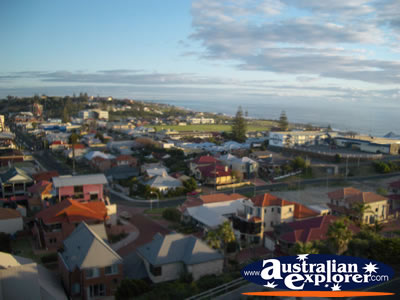Marlston Hill Lookout Overlooking Bunbury . . . CLICK TO VIEW ALL BUNBURY POSTCARDS