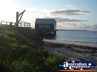 Jetty in Busselton . . . CLICK TO VIEW ALL BUSSELTON POSTCARDS