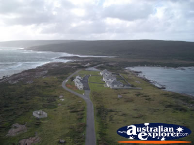 View over Cape Leeuwin from the Lighthouse . . . CLICK TO VIEW ALL CAPE LEEUWIN POSTCARDS