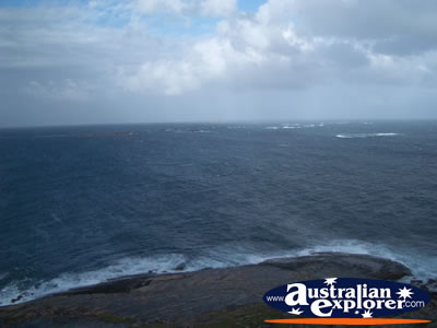 View over the Ocean from Lighthouse . . . CLICK TO VIEW ALL CAPE LEEUWIN POSTCARDS