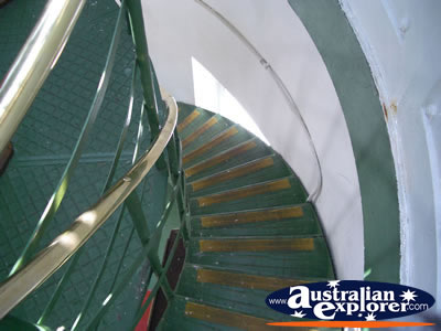 Staircase in the Cape Naturaliste Lighthouse . . . CLICK TO VIEW ALL CAPE NATURALISTE POSTCARDS