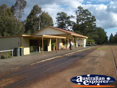 Dwellingup Hotham Valley Tourist Railway Station . . . CLICK TO VIEW ALL DWELLINGUP POSTCARDS