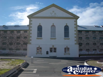 Fremantle Prison Outside . . . CLICK TO VIEW ALL FREMANTLE POSTCARDS