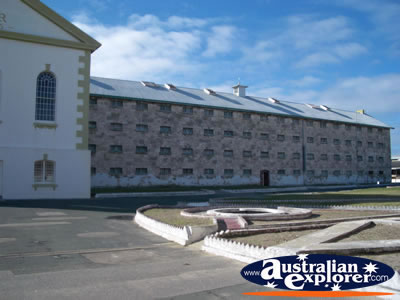 Prison at Fremantle . . . CLICK TO VIEW ALL FREMANTLE POSTCARDS