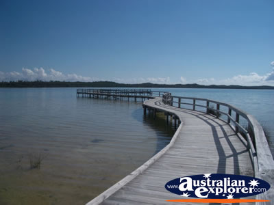 Jetty On Lake Clifton The Thrombolites . . . CLICK TO VIEW ALL LAKE CLIFTON (THE THROMBOLITES) POSTCARDS