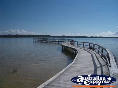 Jetty On Lake Clifton The Thrombolites . . . VIEW ALL LAKE CLIFTON (THE THROMBOLITES) PHOTOGRAPHS