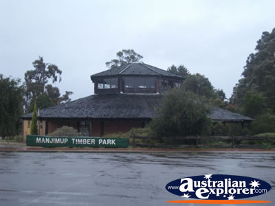 Manjimup Timber Park . . . CLICK TO VIEW ALL MANJIMUP POSTCARDS