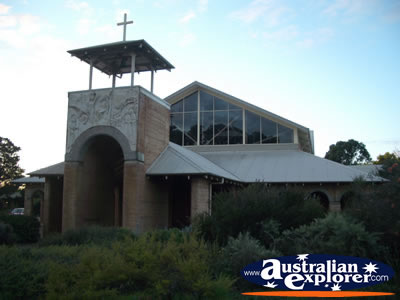 Margaret River St Thomas Moore Church . . . CLICK TO VIEW ALL MARGARET RIVER POSTCARDS