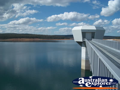 North Dandalup Dam View off Jetty . . . CLICK TO VIEW ALL NORTH DANDALUP DAM POSTCARDS