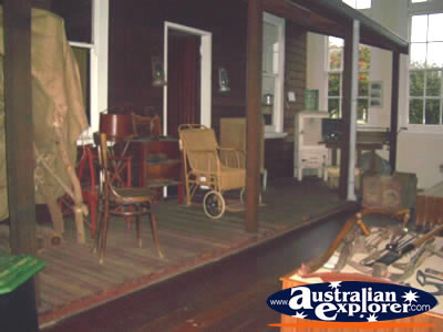 Inside at Pemberton Visitor Centre Pioneer Museum Centre . . . CLICK TO VIEW ALL PEMBERTON POSTCARDS