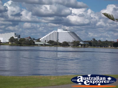 Landscape of Perth Burswood Casino . . . CLICK TO VIEW ALL PERTH (CASINO) POSTCARDS