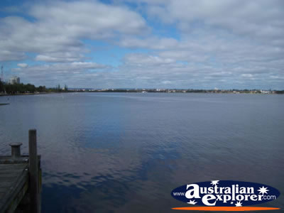 View of Perth Swan River From Old Perth Port . . . CLICK TO VIEW ALL PERTH (BUILDINGS) POSTCARDS