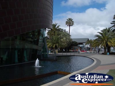 Water Surrounding Perth The Swan Bells  . . . CLICK TO VIEW ALL PERTH (THE SWAN BELLS) POSTCARDS