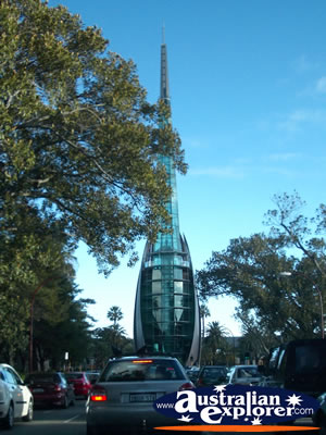 Scenic View of Perth The Swan Bells . . . CLICK TO VIEW ALL PERTH (THE SWAN BELLS) POSTCARDS