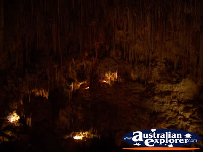 Inside Yallingup Ngilgi Cave . . . CLICK TO VIEW ALL YALLINGUP (NGILGI CAVE) POSTCARDS